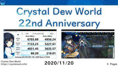 Crystal Dew World anniversary artwork