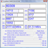 CrystalMark 2004 RESULT panel on Windows